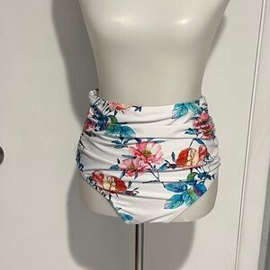 Bikini Bottom High Rise - Do no have size tag - (Can be Size L for measurements)